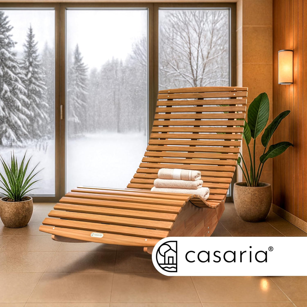 Casaria 2er Sonnenliege Akazienholz Klappbar Wetterfest FSC® Gartenliege Relaxliege bis 160kg Braun 195x60 cm