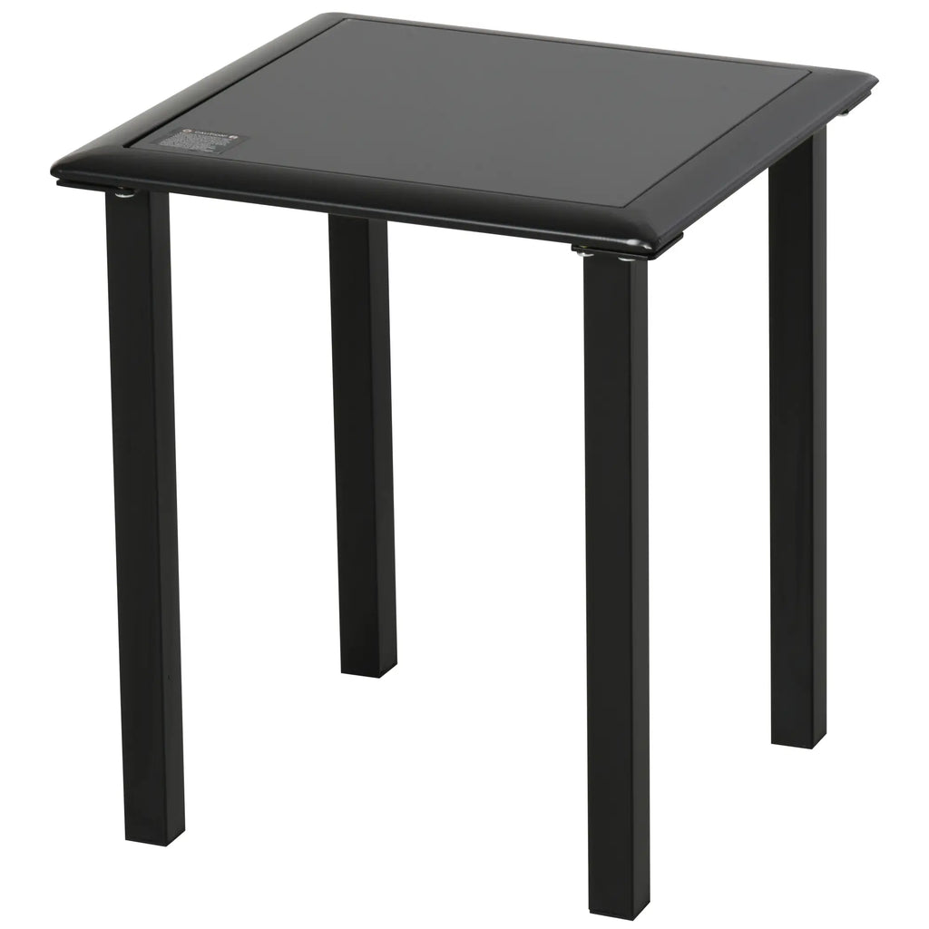 Elegantes 3-teiliges Lounge-Set – 2 ergonomische S-förmige Sonnenliegen mit Beistelltisch